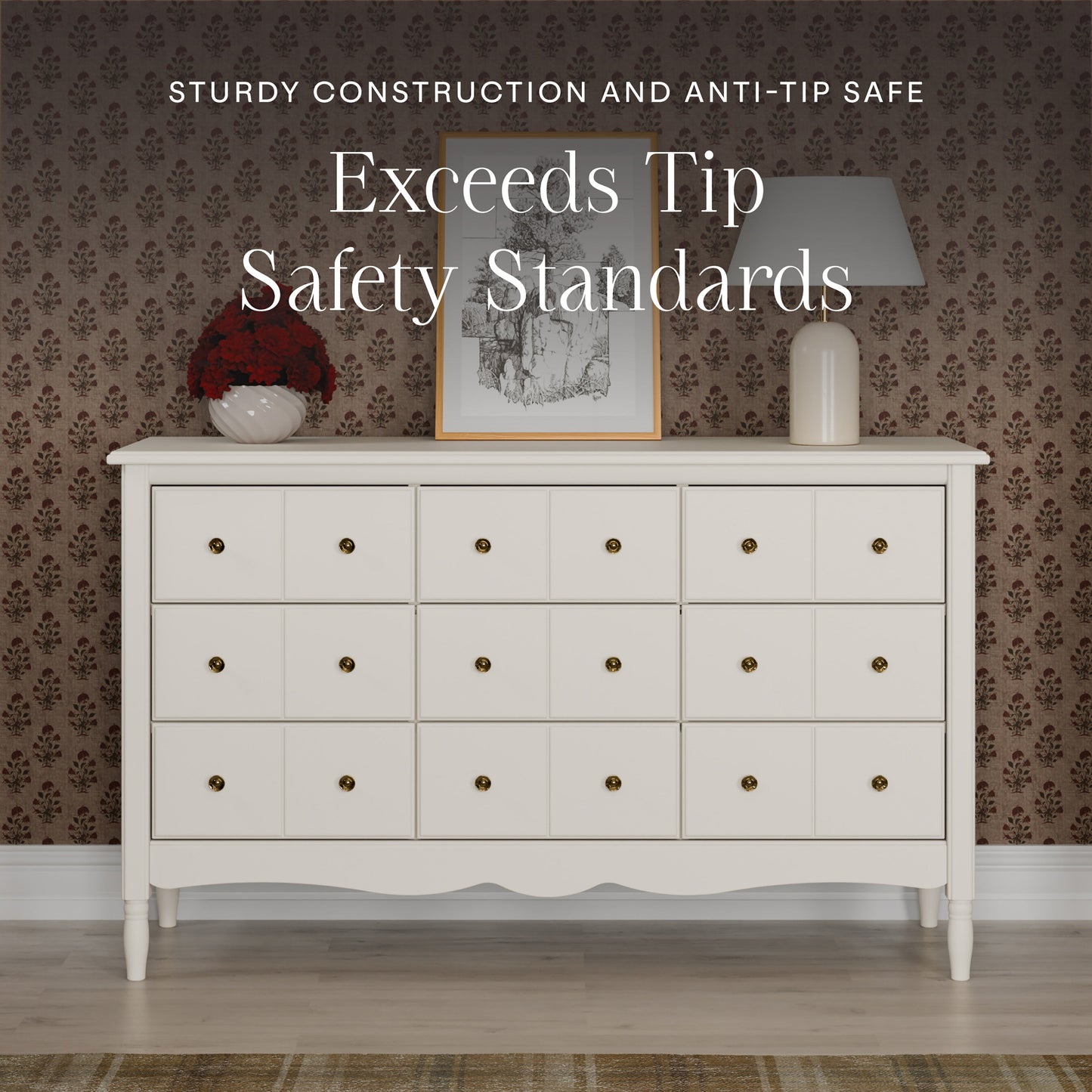 Liberty 9-Drawer Assembled Dresser in Natural Walnut