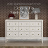 Liberty 9-Drawer Assembled Dresser in Natural Walnut