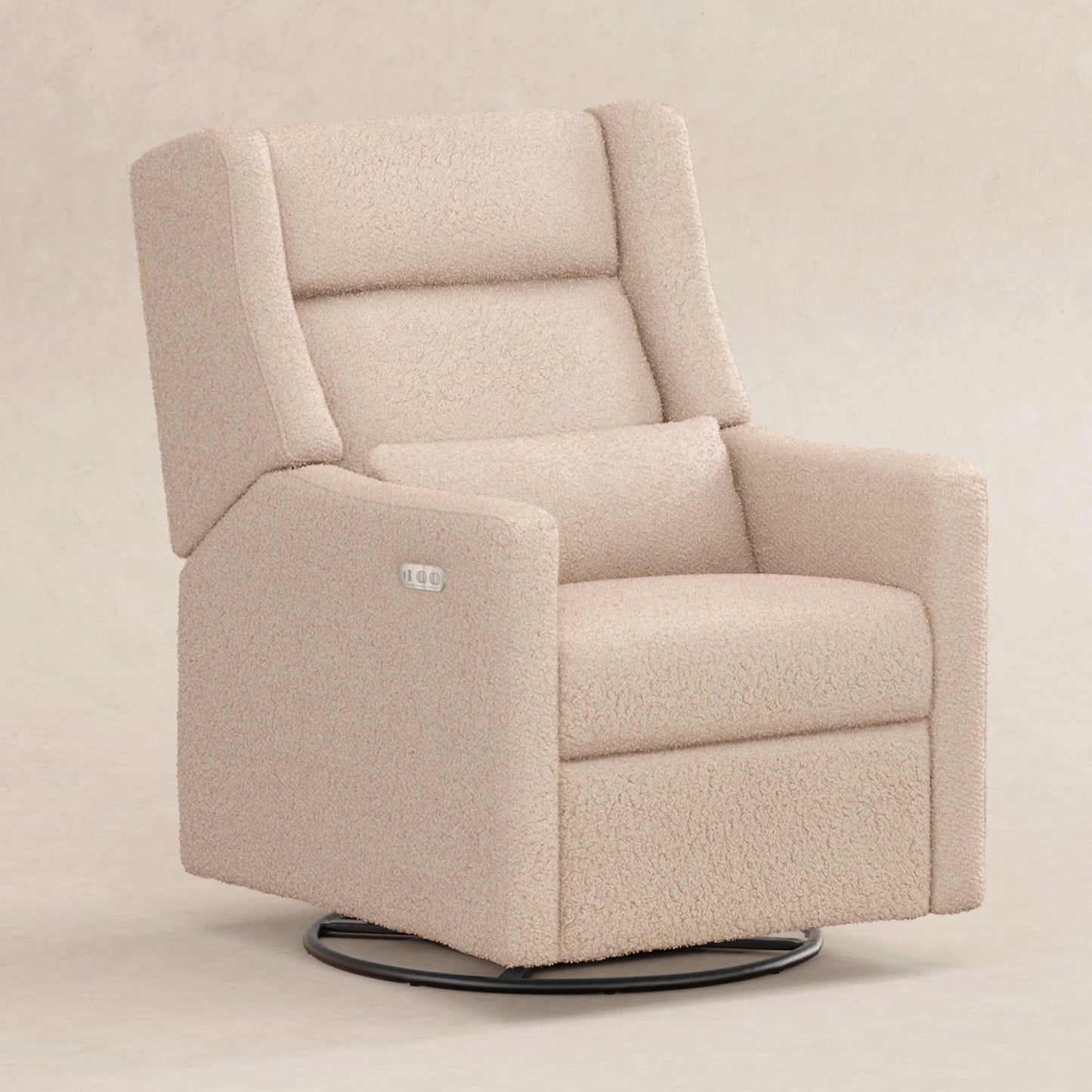 Kiwi Plus Power Glider Recliner w/ Power Headrest in Performance Beach Eco-Weave