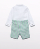 ABEL & LULA  SHORTS AND SHIRT SET WITH BOW TIE
