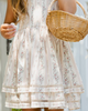 NORALEE BIRDIE DRESS SPRING FLORAL STRIPE