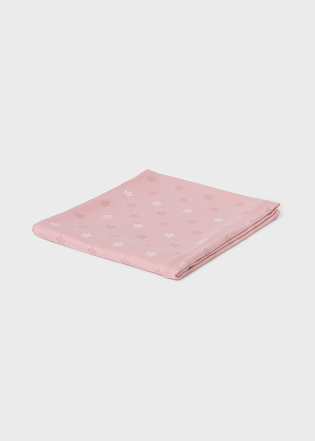 MAYORAL BABY MINI PRINTED SWADDLE - BABY PINK