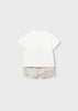 MAYORAL BOY SHORTS AND TEDDY BEAR T-SHIRT SET
