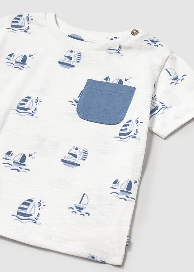 MAYORAL PRINTED SHORT SLEEVE  T SHIRT