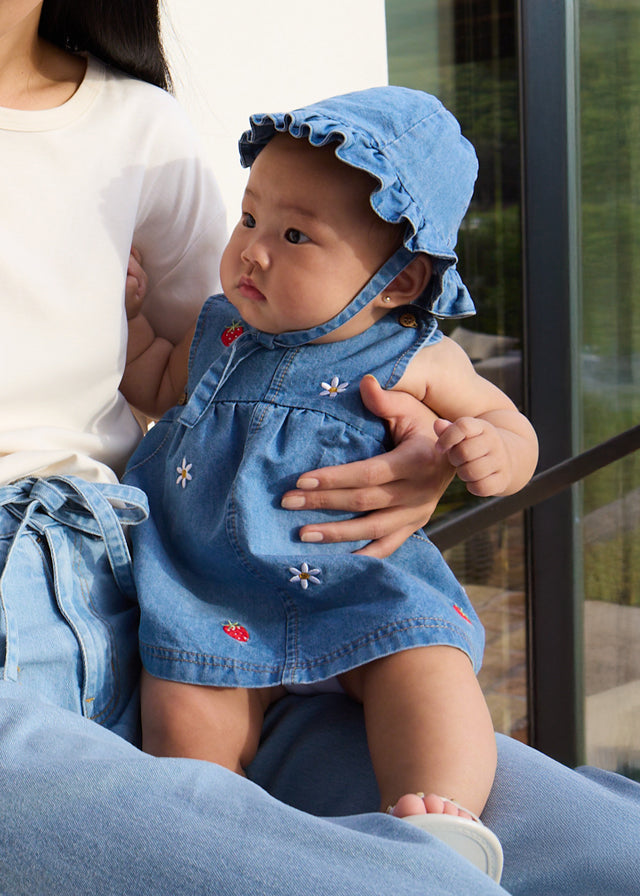 MAYORAL GIRL DRESS WITH HAT SET