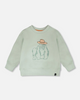 DEUX PAR DEUX FRENCH TERRY SWEATSHIRT SURF SPRAY