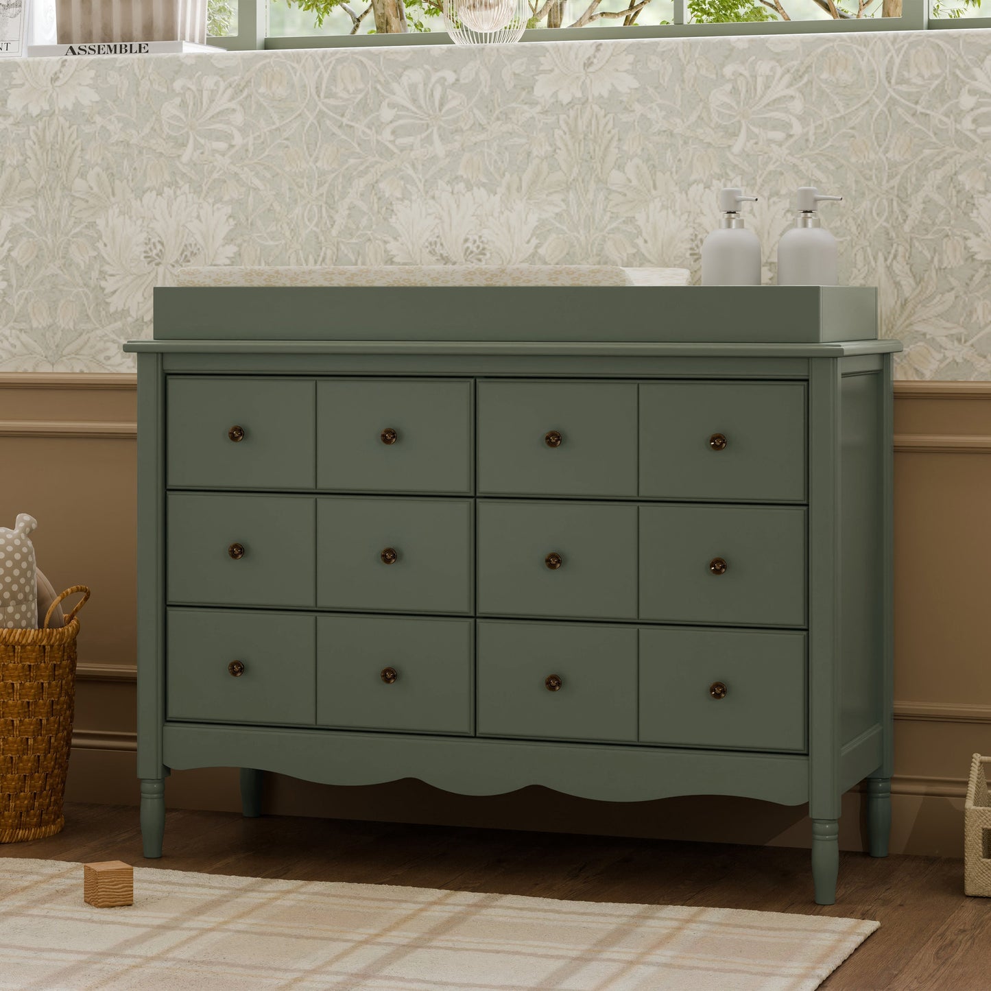 Liberty 6-Drawer Assembled Dresser in Cove Blue