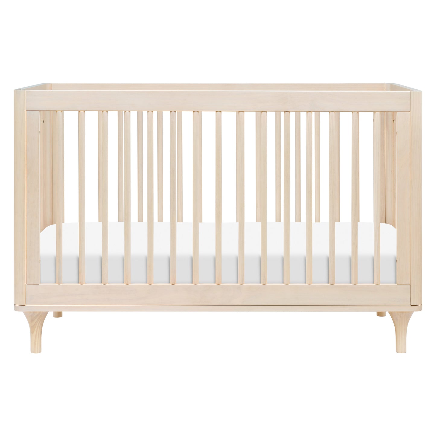 Lolly 3-in-1 Convertible Crib w/Toddler Bed Conversion in Crimson/Natural