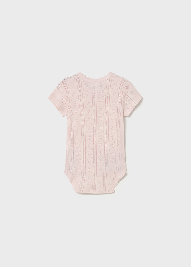 MAYORAL NEWBORN GIRL OPENWORK BODYSUIT