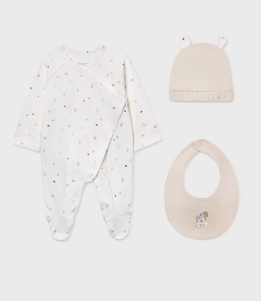 MAYORAL 3-PIECE GIFT SET SOY