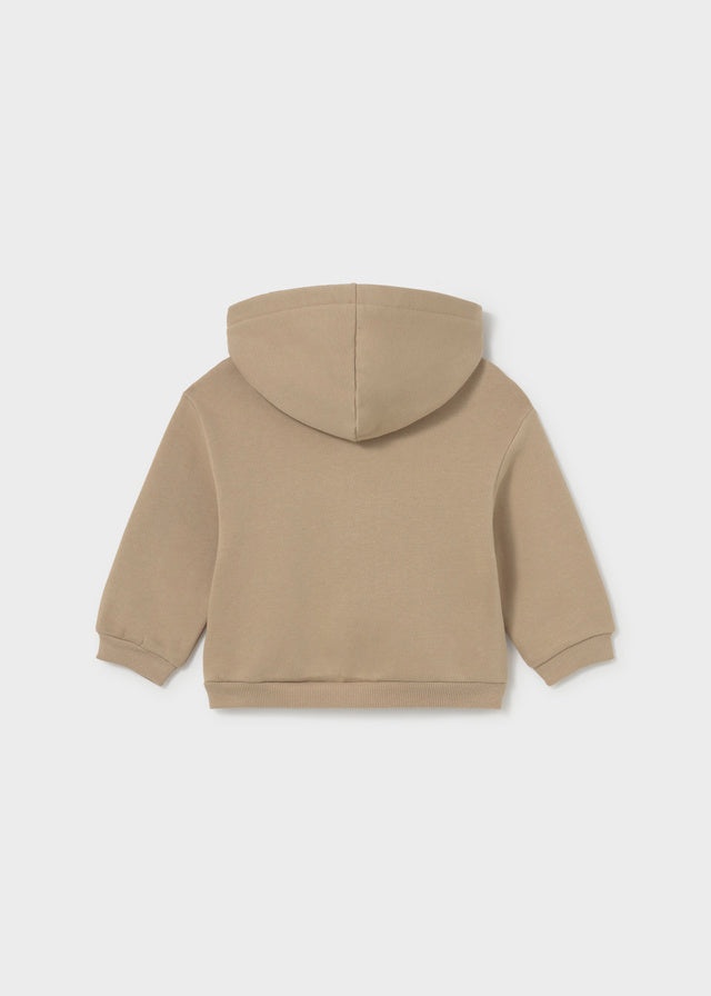 MAYORAL BABY INTERACTIVE ANIMAL ZIP-UP SWEATSHIRT