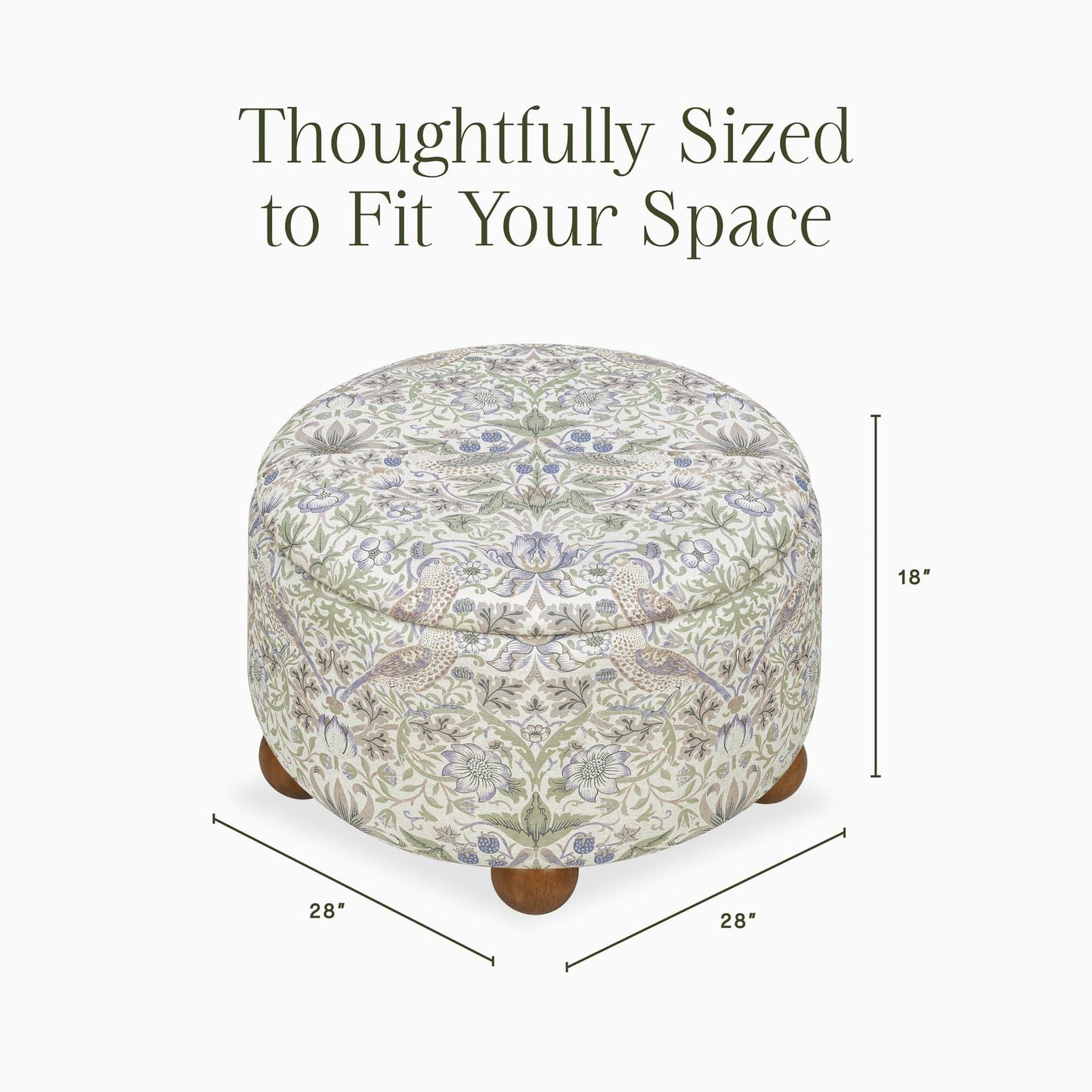 MORRIS & CO. X NAMESAKE TUFFET STORAGE OTTOMAN