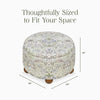 MORRIS & CO. X NAMESAKE TUFFET STORAGE OTTOMAN