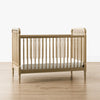 Liberty 3-in-1 Convertible Spindle Crib w/Toddler Bed Conversion Kit in Dusty Rose