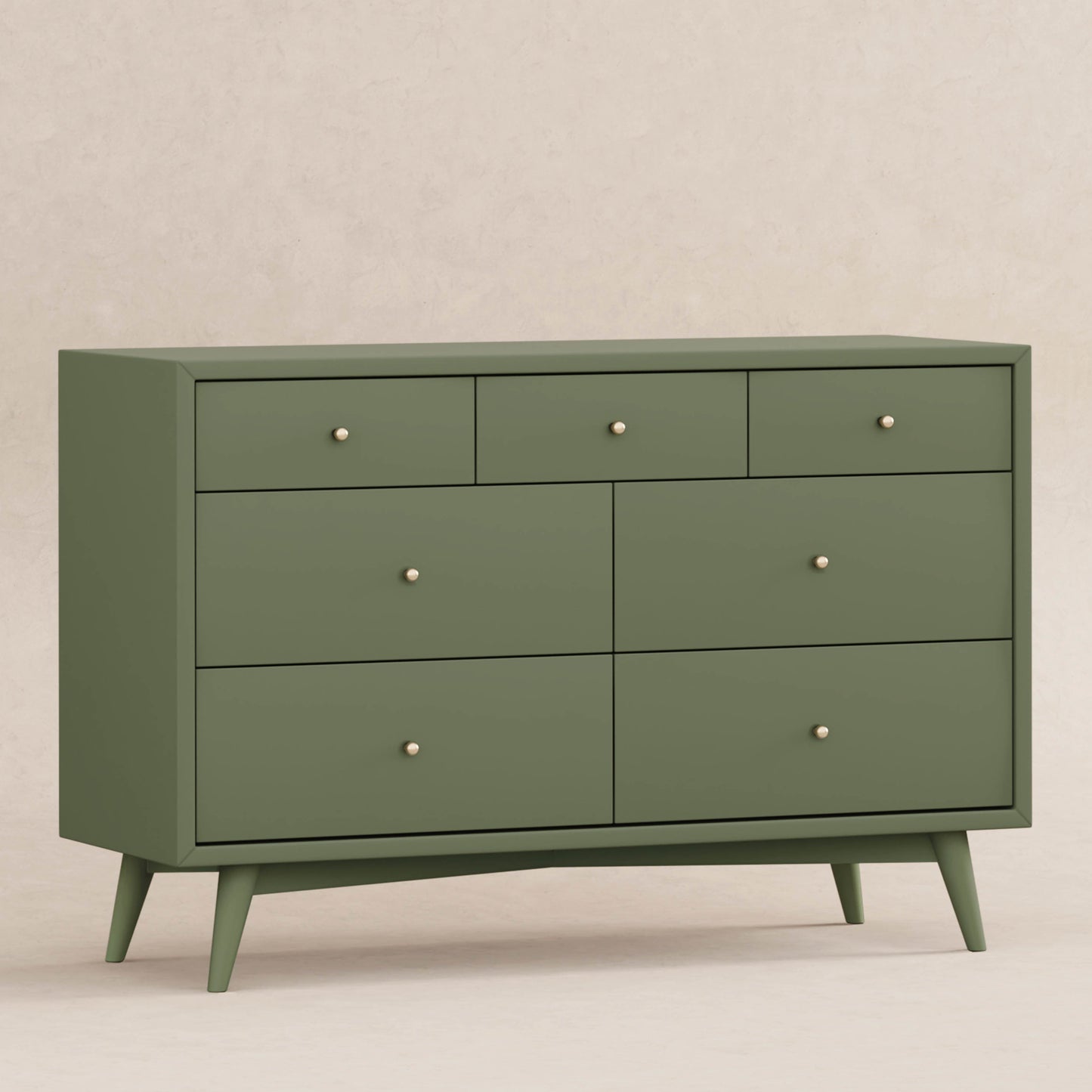 Palma 7-Drawer Double Dresser, Assembled in Warm White