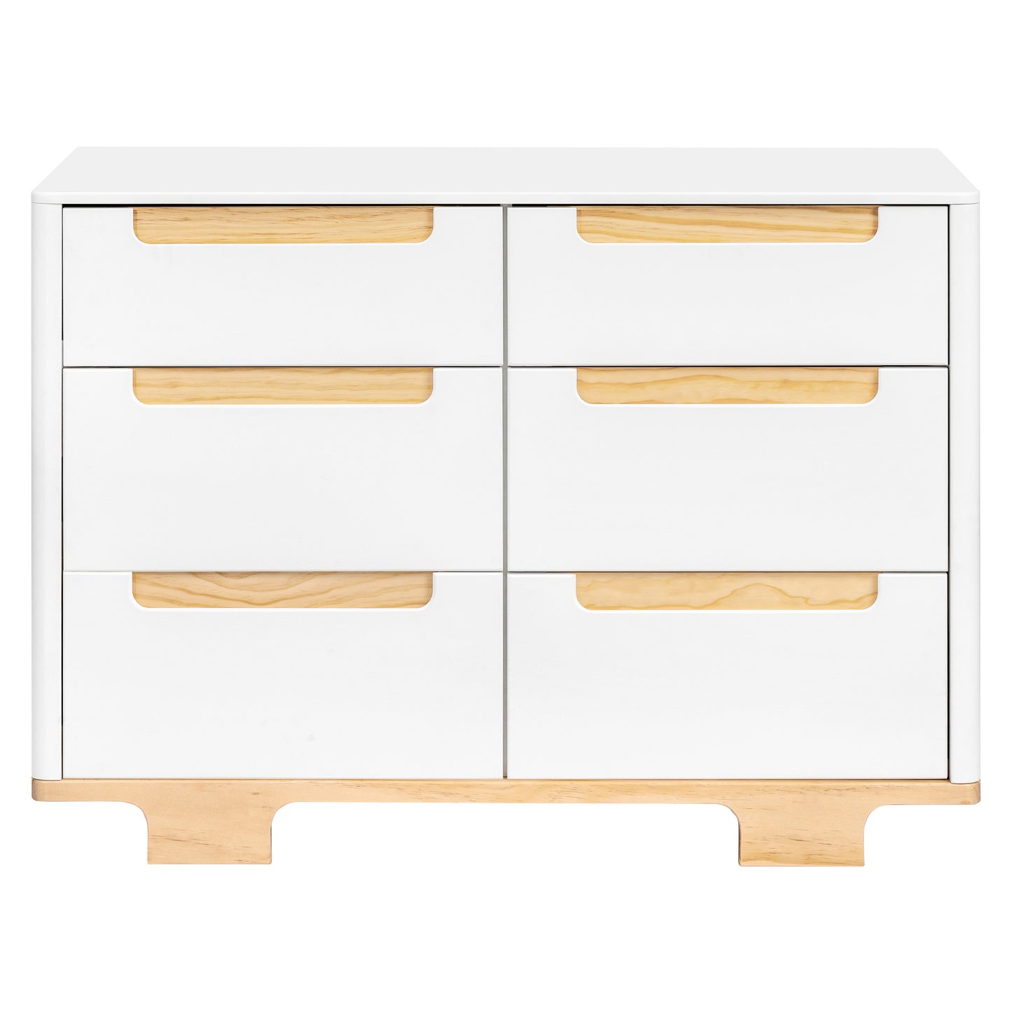 Yuzu 6-Drawer Dresser in Natural Walnut