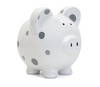 GREY MULTI DOT BANK