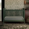 Liberty 3-in-1 Convertible Spindle Crib w/Toddler Bed Conversion Kit in Dusty Rose