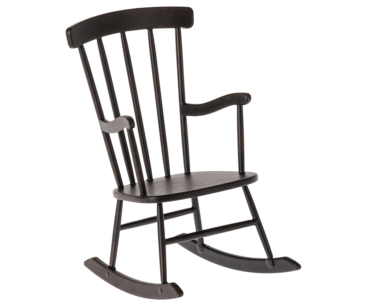 MAILEG ROCKING CHAIR, MINIATURE - ANTHRACITE