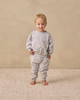 QUINCY MAE RELAXED SWEATPANT SKY FRIENDS