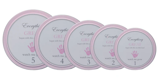 HANDPRINTS TOWER OF TIME PINK