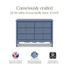 Liberty 6-Drawer Assembled Dresser in Cove Blue