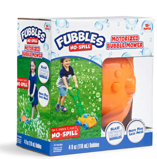 FUBBLES NO-SPILL MOTORIZED BUBBLE MOWER