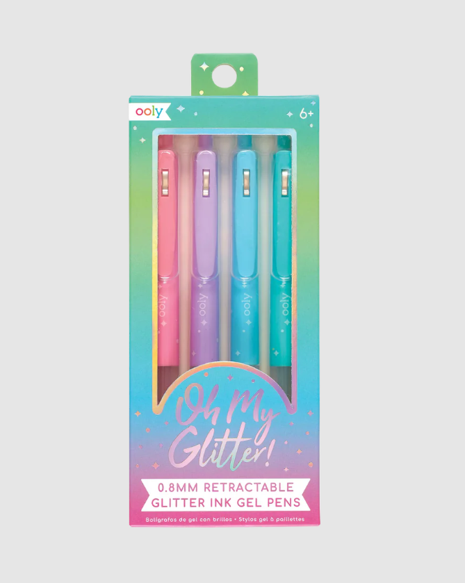 OH MY GLITTER! GEL PENS - SET OF 4