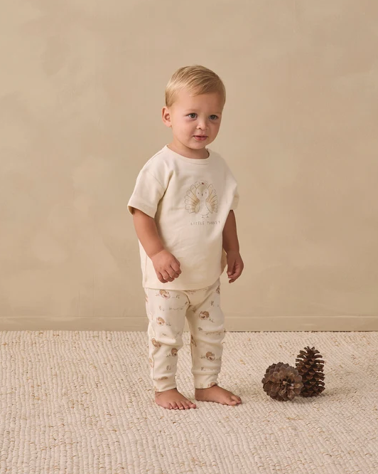 QUINCY MAE BOXY TEE LITTLE TURKEY