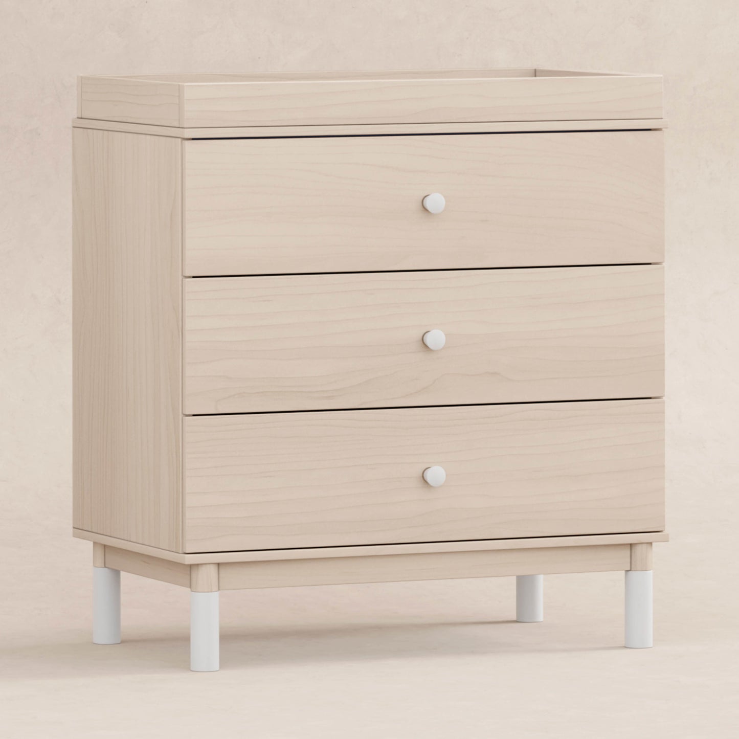 BABYLETTO GELATO 3-DRAWER CHANGER DRESSER WITH REMOVABLE CHANGING TRAY