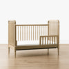 Liberty 3-in-1 Convertible Spindle Crib w/Toddler Bed Conversion Kit in Dusty Rose
