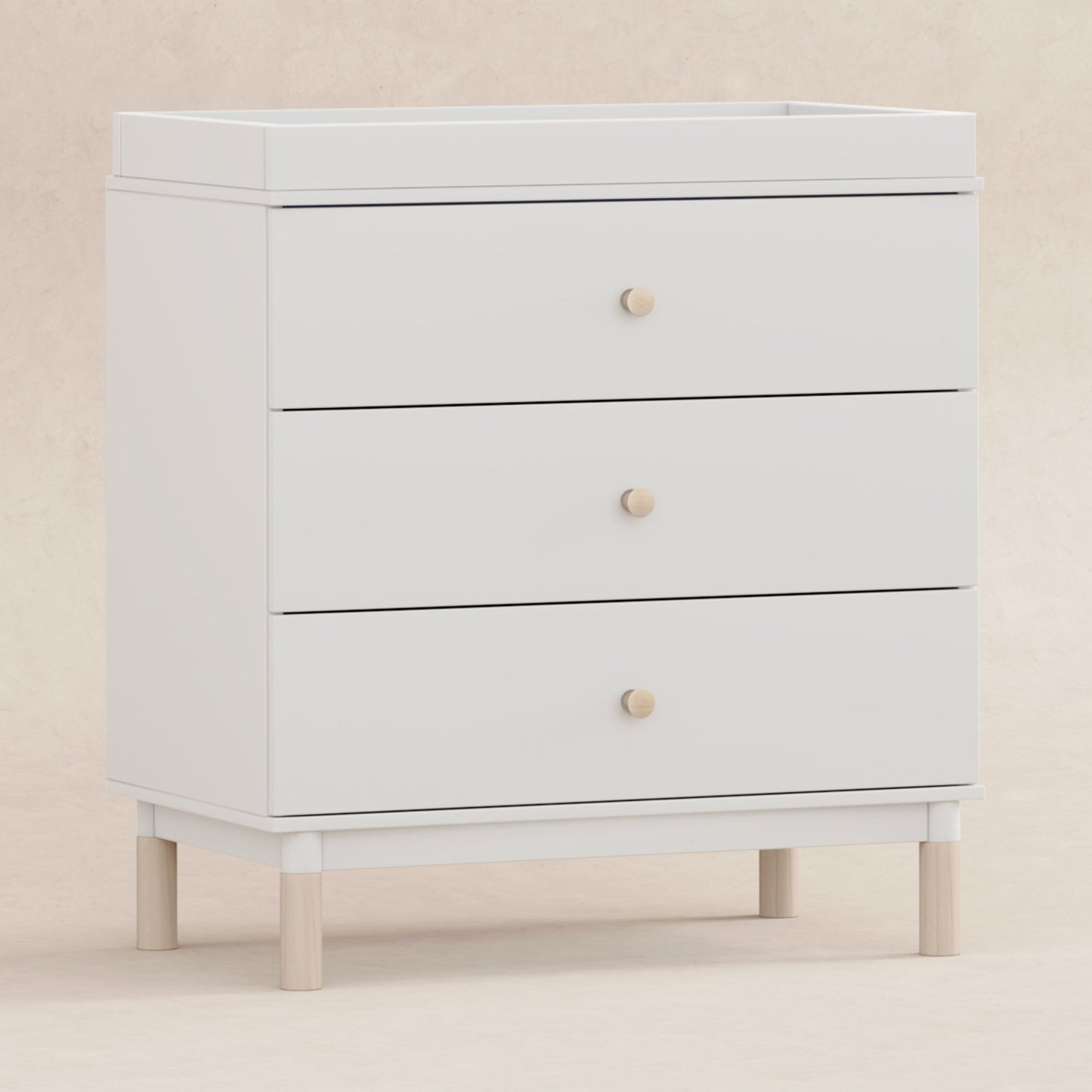 BABYLETTO GELATO 3-DRAWER CHANGER DRESSER WITH REMOVABLE CHANGING TRAY