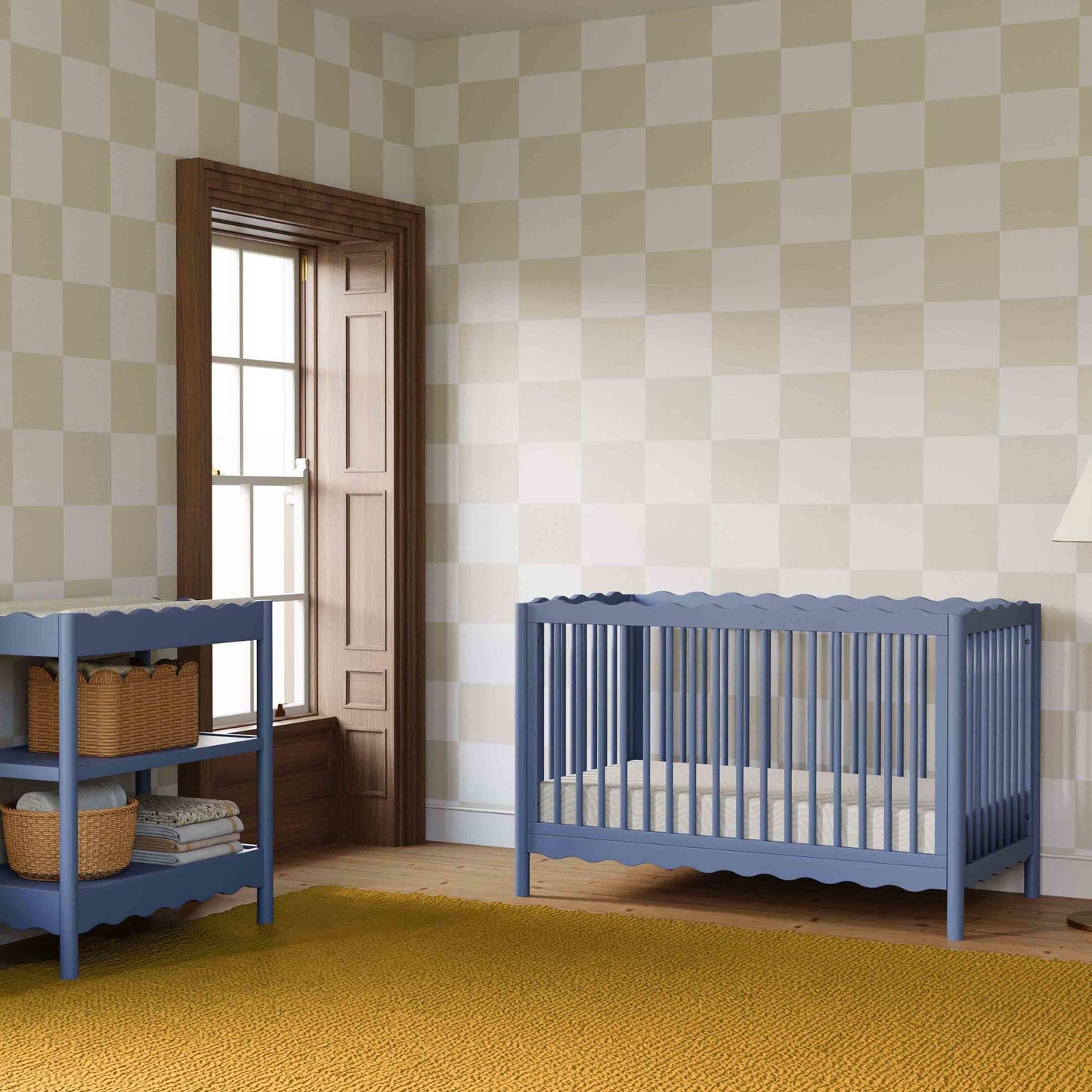 BABYLETTO SWELL 4-IN-1 CONVERTIBLE CRIB WITH TODDLER BED CONVERSION KIT