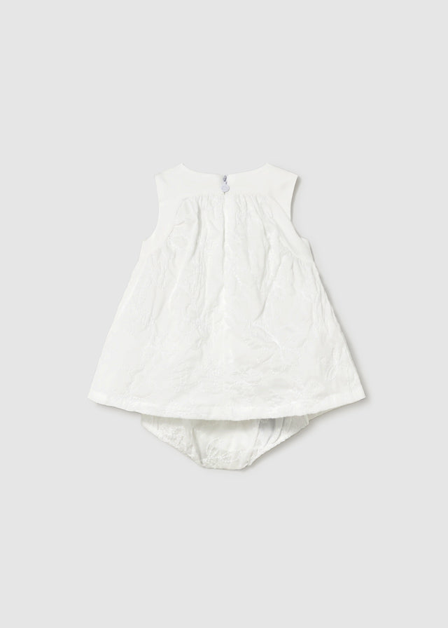 MAYORAL GIRL EMBROIDERED DRESS WITH BLOOMERS
