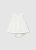 MAYORAL GIRL EMBROIDERED DRESS WITH BLOOMERS