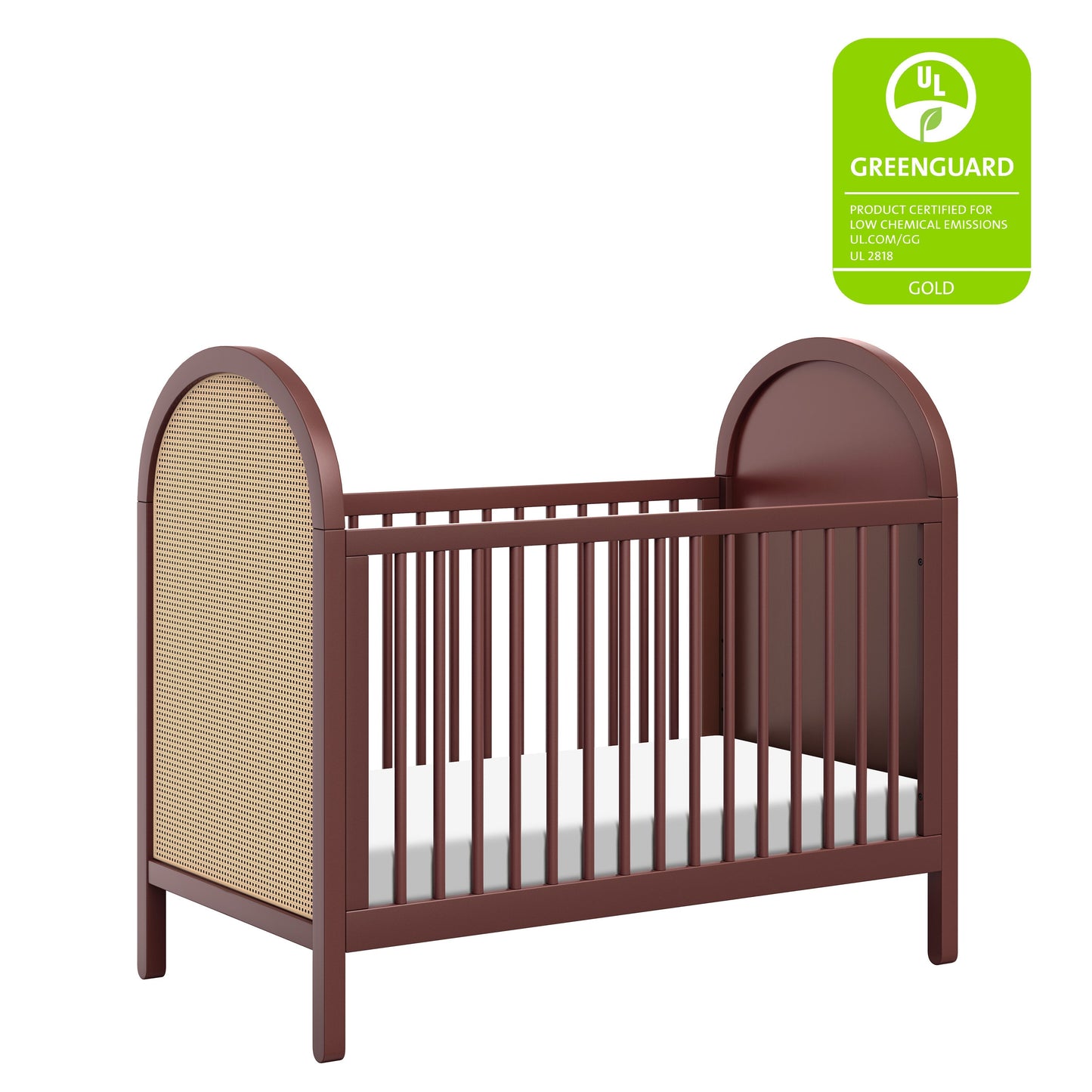 BABYLETTO BONDI CANE 3-IN-1 CONVERTIBLE CRIB WITH TODDLER BED CONVERSION KIT