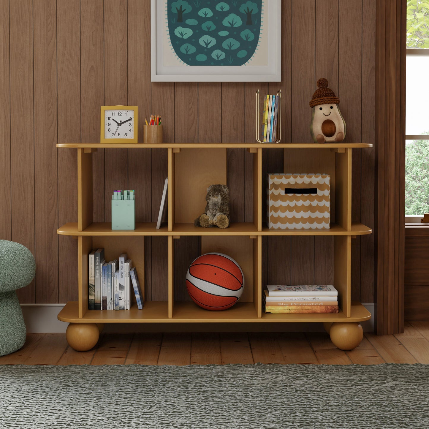 BABYLETTO CROSBY OPEN BOOKCASE