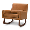 BABYLETTO SLEEPYTIME ROCKER IN VEGAN LEATHER TAN VEGAN LEATHER