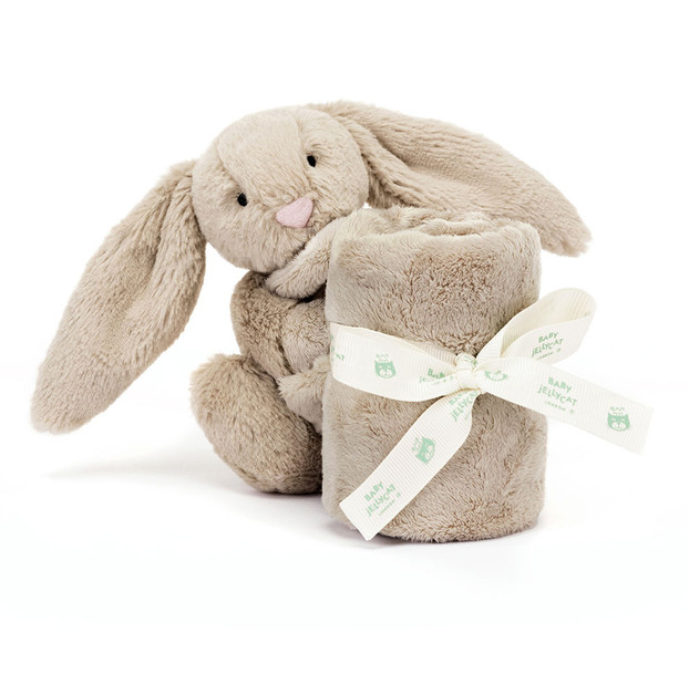 JELLYCAT BASHFUL SILVER BUNNY SOOTHER – Buttercup Baby Co.