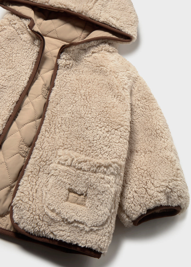 MAYORAL BABY REVERSIBLE SHERPA PUFFER JACKET