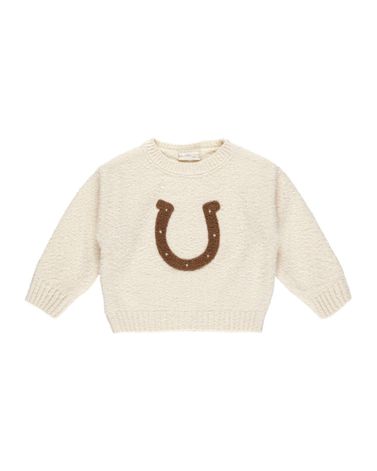 RYLEE AND CRU CASSIDY SWEATER HORSESHOE