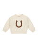 RYLEE AND CRU CASSIDY SWEATER HORSESHOE