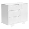 Yuzu 3-Drawer Changer Dresser in White/Natural