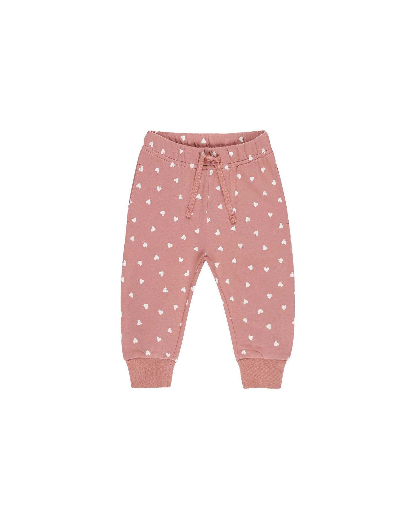 QUINCY MAE RELAXED SWEATPANT LIPSTICK HEARTS
