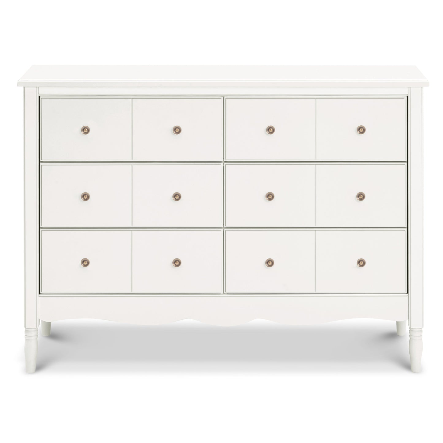 Liberty 6-Drawer Assembled Dresser in Warm White