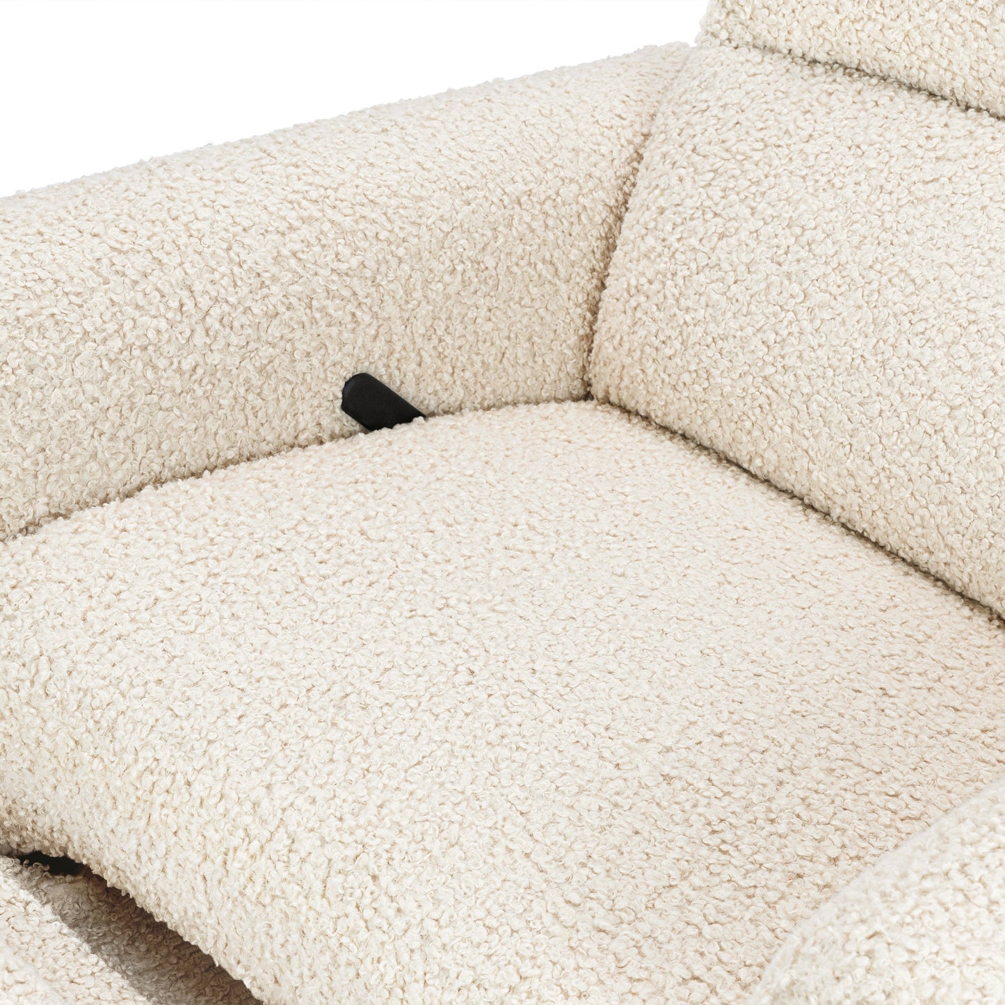 BABYLETTO RAINBOW RECLINER AND SWIVEL GLIDER IN TEDDY LOOP