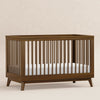 Scoot 3-in-1 Convertible Crib w/ToddlerBedConversion Kit in White/WashedNatural