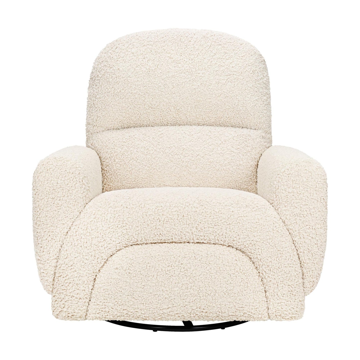 RAINBOW RECLINER AND SWIVEL GLIDER IN ALMOND TEDDY LOOP