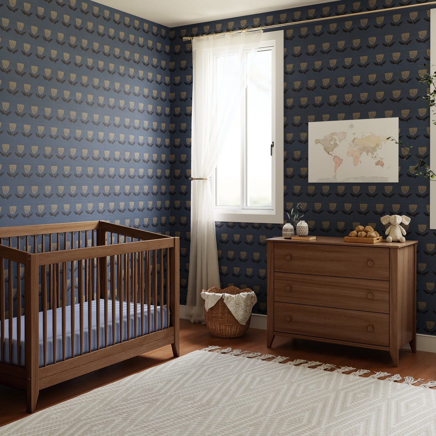 BABYLETTO SPROUT 3-DRAWER CHANGER DRESSER WITH REMOVABLE CHANGING TRAY