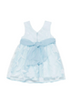 ABEL & LULA  BABY FLORAL DRESS- SKY BLUE